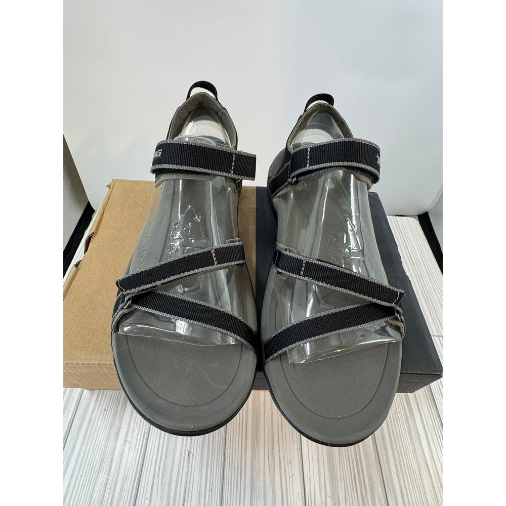 Teva Women's Verra Black Strappy Hiking Sandal Sport Athletic Shoe Size 8 - Picture 2 of 5